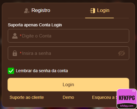 kfkfpg.com - acessar em rápido página de login